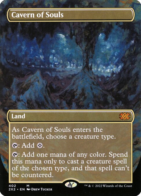 Cavern of Souls (402) [Double Masters 2022] [Borderless]