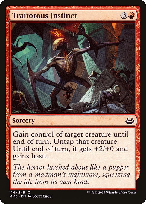 Traitorous Instinct (114) [Modern Masters 2017]