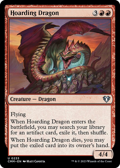 Hoarding Dragon (233) [Commander Masters]