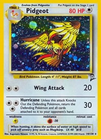 Pidgeot (014/130) [Base Set 2]