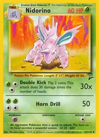 Nidorino (054/130) [Base Set 2]