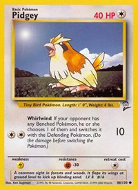 Pidgey (086/130) [Base Set 2]
