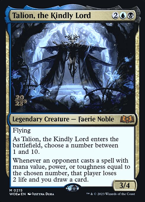 Talion, the Kindly Lord (215s) [Wilds of Eldraine Promos]