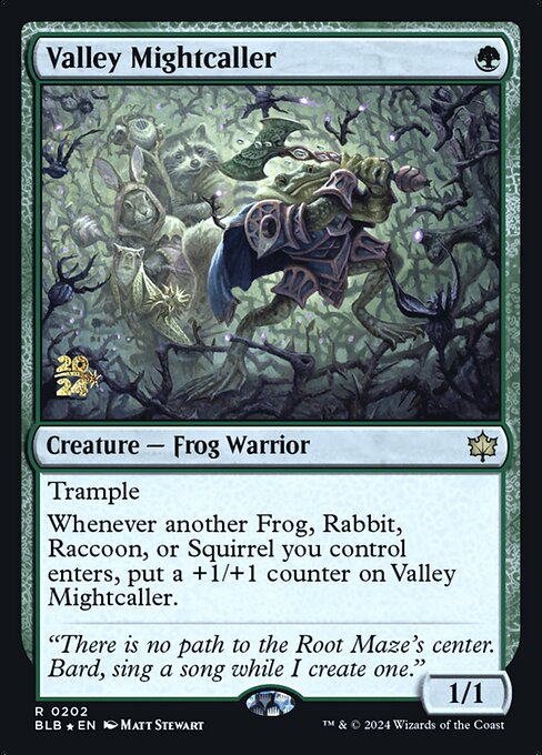 Valley Mightcaller (202s) [Bloomburrow Promos]