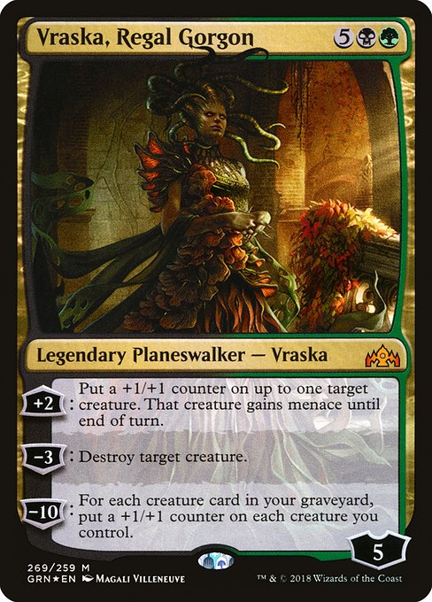 Vraska, Regal Gorgon (269) [Guilds of Ravnica]