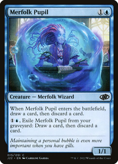 Merfolk Pupil (15) [Jumpstart 2022]