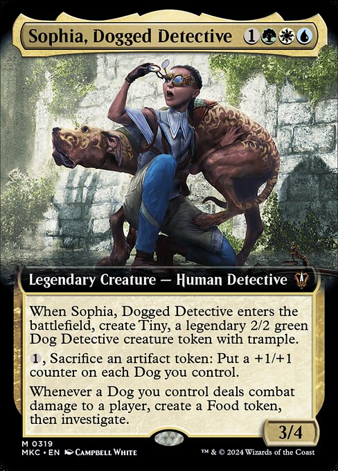 Sophia, Dogged Detective (319) [Murders at Karlov Manor Commander] [Extended Art]