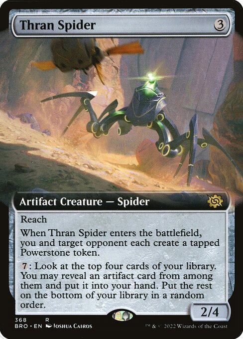 Thran Spider (368) [The Brothers' War] [Extended Art]