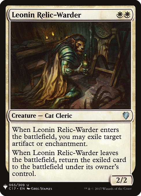 Leonin Relic-Warder (C17-65) [The List]