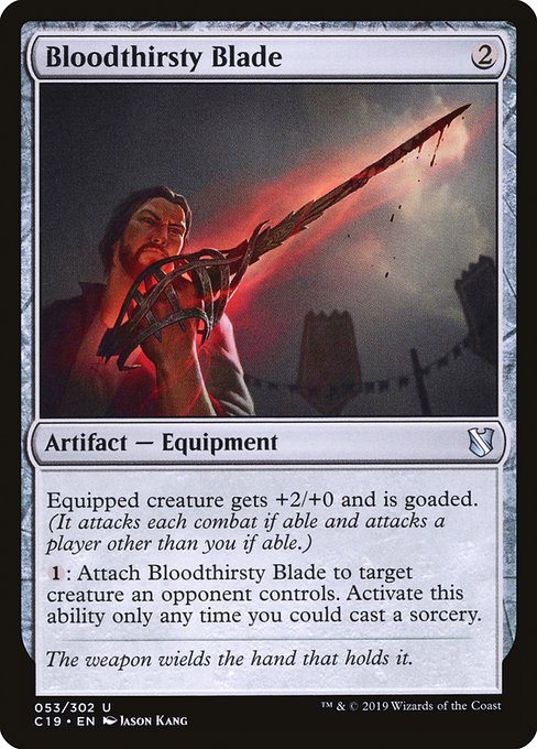 Bloodthirsty Blade (53) [Commander 2019]