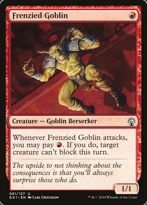 Frenzied Goblin (81) [GRN Guild Kit]