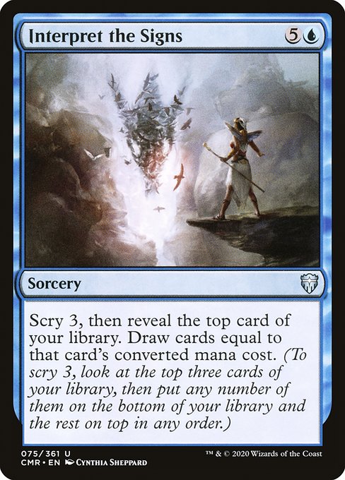 Interpret the Signs (75) [Commander Legends]