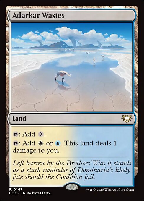 Adarkar Wastes (147) [Edge of Eternities Commander]