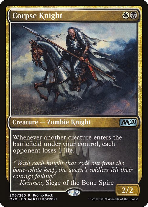 Corpse Knight (206) [Core Set 2020 Promos]