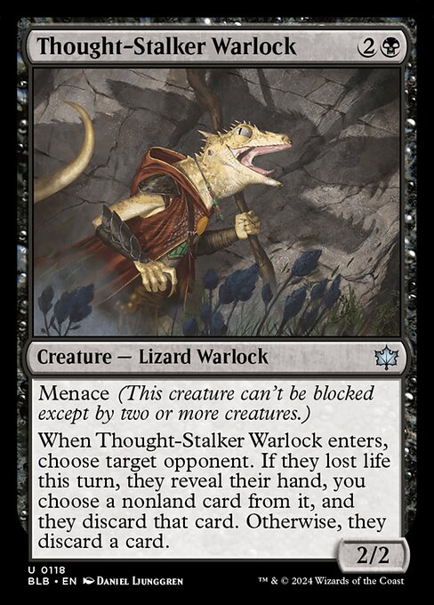 Thought-Stalker Warlock (118) [Bloomburrow]