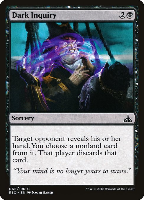Dark Inquiry (65) [Rivals of Ixalan]
