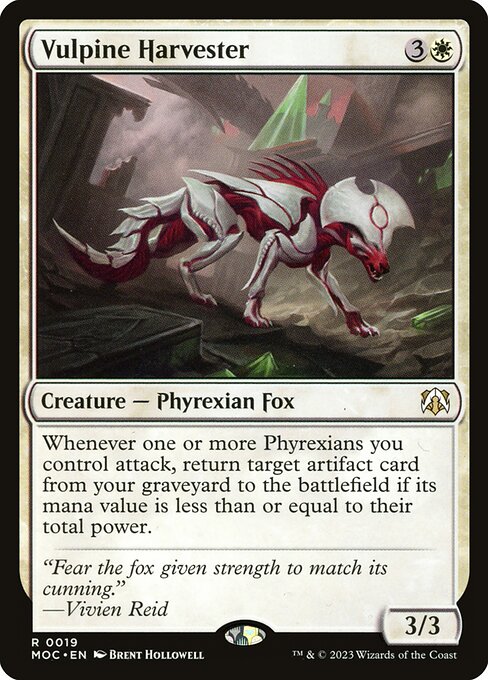 Vulpine Harvester (19) [March of the Machine Commander]