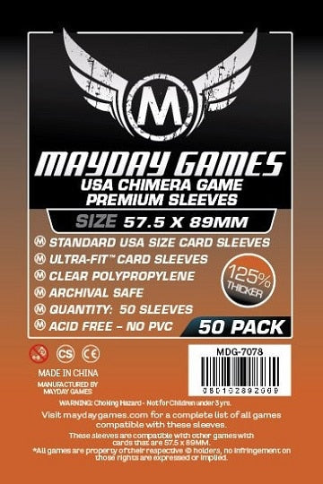 MDG7078 Premium Chimera 57.5mm X 89mm 50 Sleeves image 0