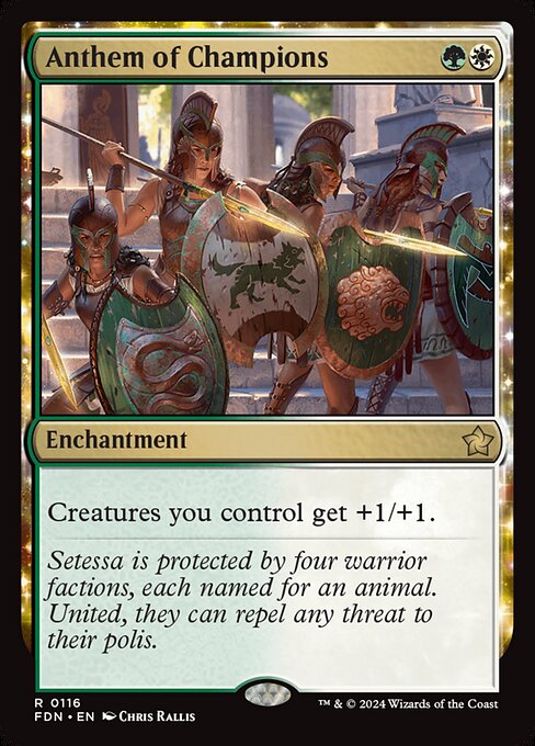 Anthem of Champions (116) [Foundations]