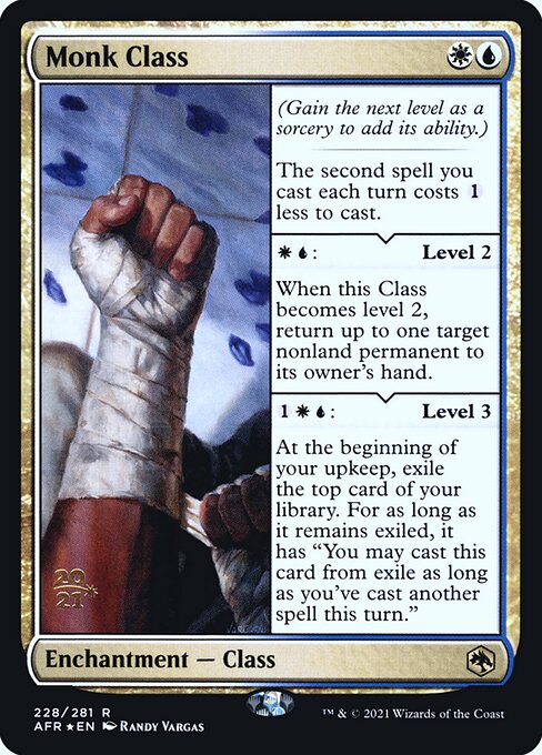 Monk Class (228s) [Adventures in the Forgotten Realms Promos]