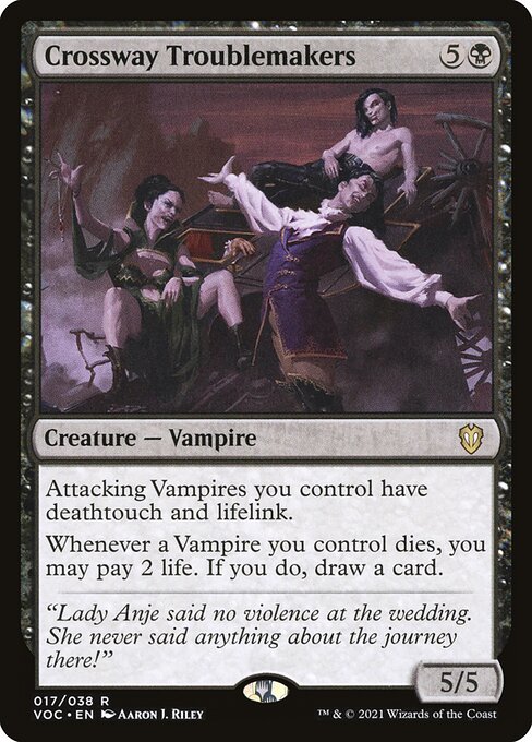 Crossway Troublemakers (17) [Crimson Vow Commander]