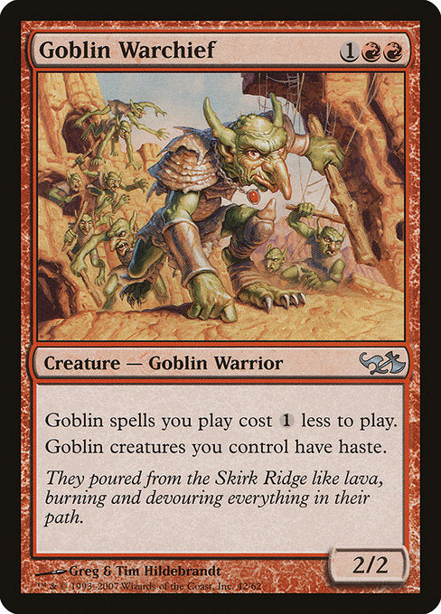 Goblin Warchief (42) [Duel Decks: Elves vs. Goblins]