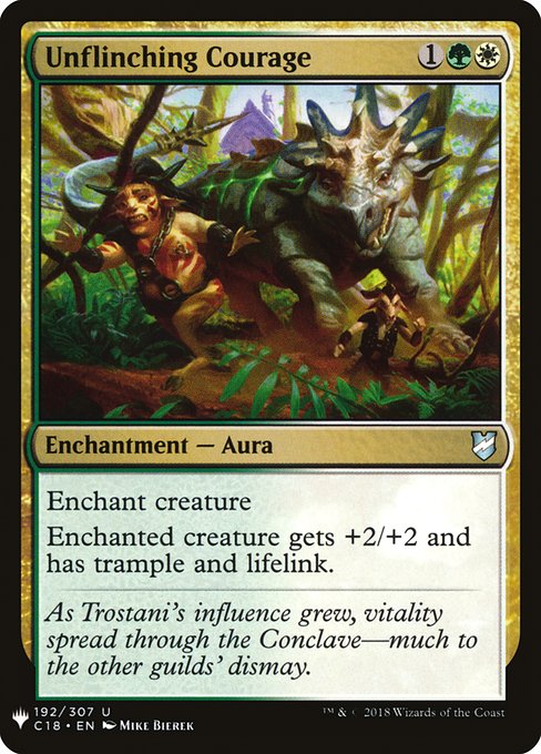 Unflinching Courage (C18-192) [The List]