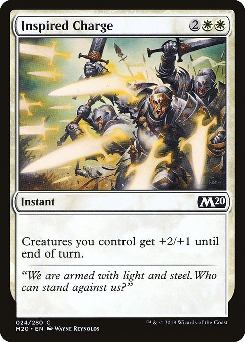 Inspired Charge (24) [Core Set 2020]