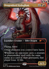 Dragonlord Kolaghan // Dragonlord Kolaghan (1972) [Secret Lair Drop]