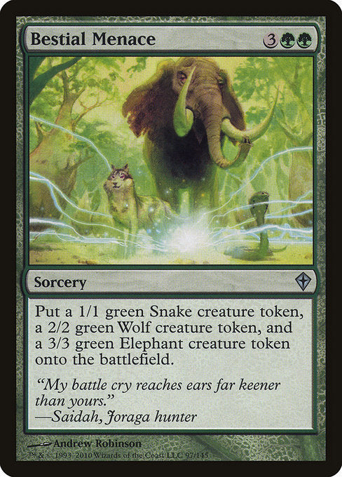 Bestial Menace (97) [Worldwake]