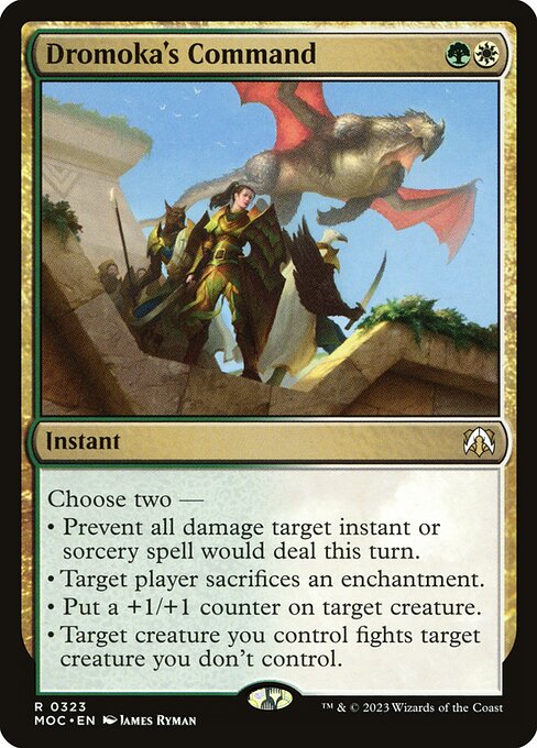 Dromoka's Command (323) [March of the Machine Commander]