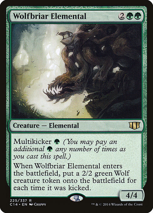 Wolfbriar Elemental (225) [Commander 2014]