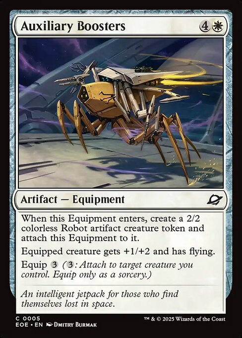 Auxiliary Boosters (5) [Edge of Eternities]