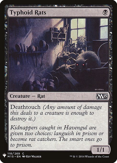 Typhoid Rats (M15-118) [The List]