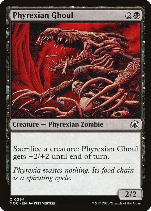 Phyrexian Ghoul (264) [March of the Machine Commander]