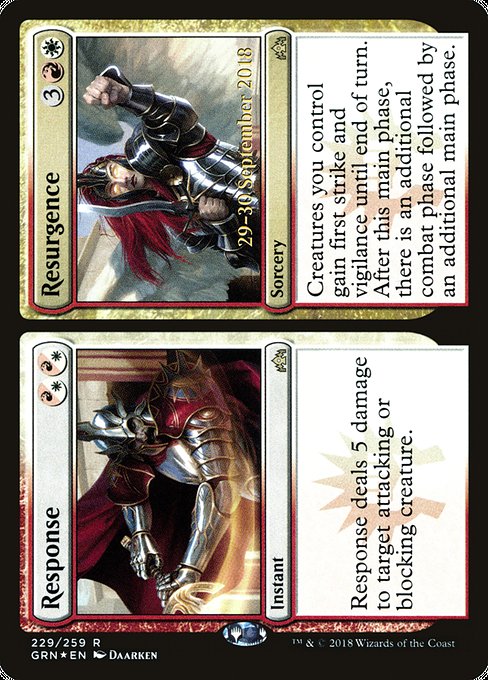 Response // Resurgence (229s) [Guilds of Ravnica Promos]