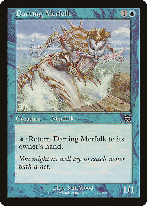 Darting Merfolk (72) [Mercadian Masques]