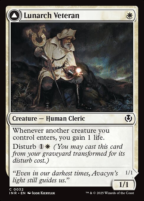 Lunarch Veteran // Luminous Phantom (32) [Innistrad Remastered]