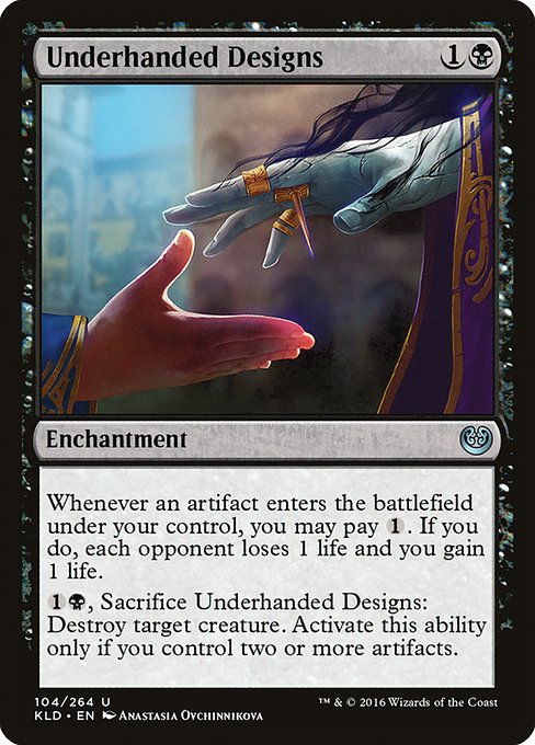 Underhanded Designs (104) [Kaladesh]