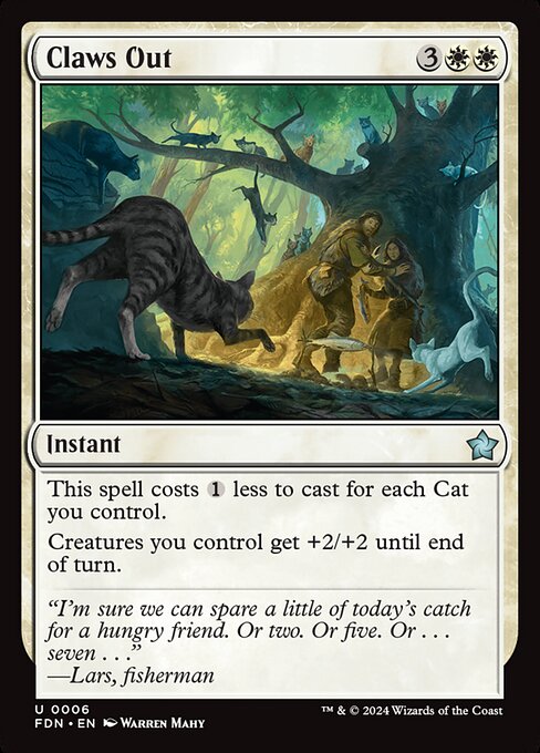 Claws Out (6) [Foundations]