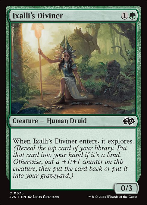 Ixalli's Diviner (675) [Foundations Jumpstart]