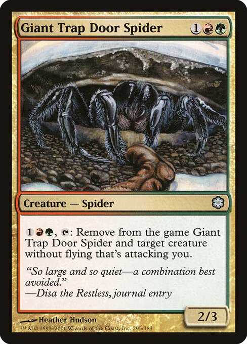 Giant Trap Door Spider (293) [Coldsnap Theme Decks]