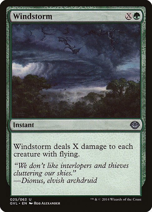 Windstorm (25) [Duel Decks Anthology: Garruk vs. Liliana]