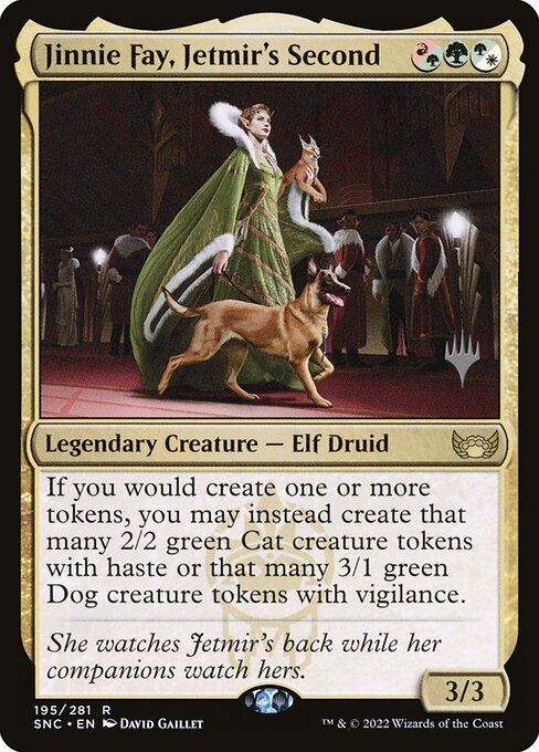Jinnie Fay, Jetmir's Second (195p) [Streets of New Capenna Promos]