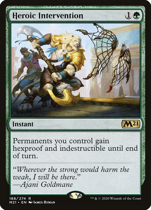 Heroic Intervention (188) [Core Set 2021]