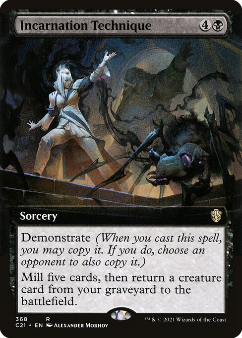 Incarnation Technique (368) [Commander 2021] [Extended Art]