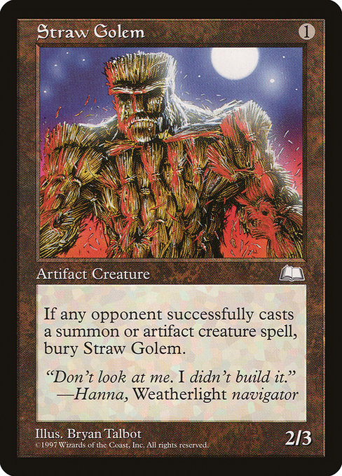 Straw Golem (158) [Weatherlight]