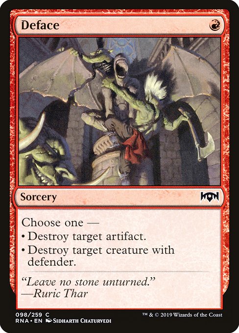 Deface (98) [Ravnica Allegiance]