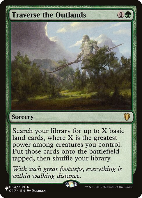 Traverse the Outlands (C17-34) [The List]