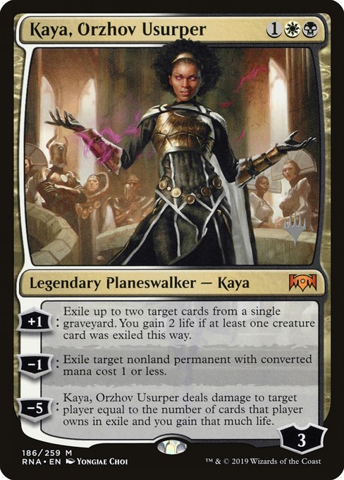 Kaya, Orzhov Usurper (186p) [Ravnica Allegiance Promos]